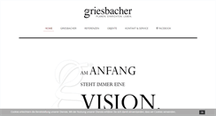 Desktop Screenshot of griesbacher.at