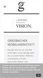 Mobile Screenshot of griesbacher.at